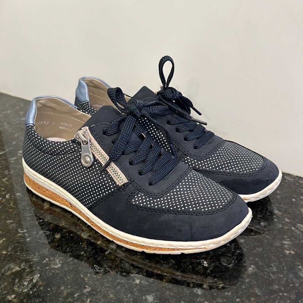 RIEKER
N5121-14 Ladies Casual Trainers Pacific/Sky.Size 37